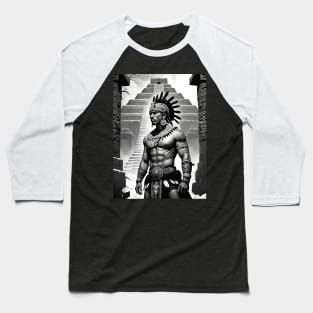 Teotihuacan Warrior 01 Baseball T-Shirt